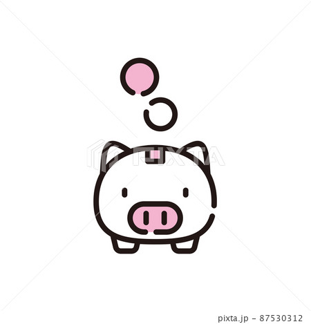 豚の貯金箱　貯金 87530312