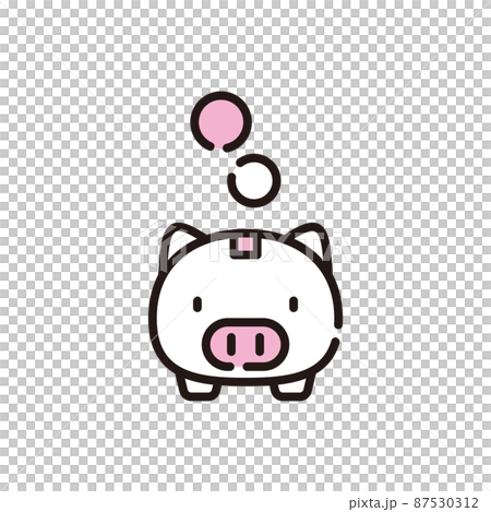 豚の貯金箱　貯金 87530312