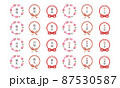 表書き、お祝い用　紅白フレーム 87530587