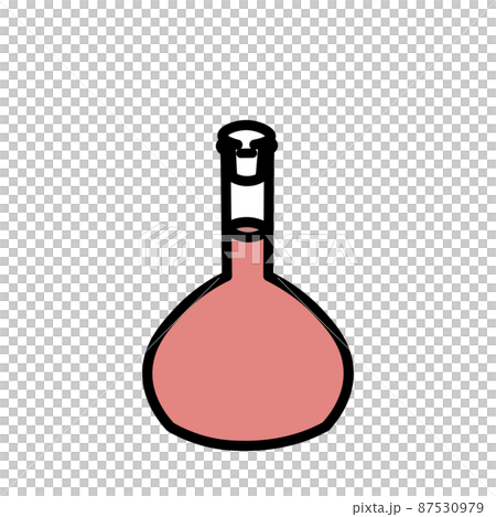 帶蓋的容量瓶,充滿液體的圖標 帶蓋的容量瓶,充滿液體的圖標 87530979