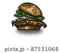 ハンバーガー 87531068