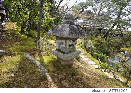 桂離宮 石灯籠 桂離宮 石灯籠 87531202