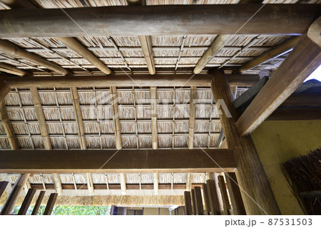 桂離宮 月波楼 化粧屋根裏 桂離宮 月波楼 化粧屋根裏 87531503