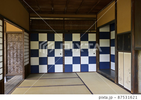 桂離宮 松琴亭の市松模様 桂離宮 松琴亭の市松模様 87531621