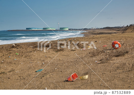 海洋汚染（鷹巣海水浴場） 87532889