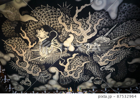 建仁寺 法堂天井画 双龍図 建仁寺 法堂天井画 双龍図 87532964