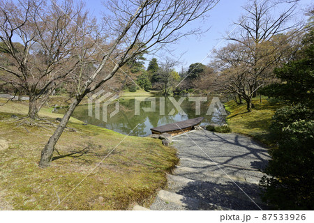 京都仙洞御所 北池の船着き場 京都仙洞御所 北池の船着き場 87533926