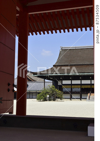 京都御所 紫宸殿 右近の橘 京都御所 紫宸殿 右近の橘 87534509