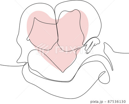 Smiling mother and daughter Smiling mother and daughter 87536130