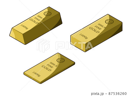 金の延べ棒　印字 87536260