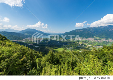 Sugana Valley with Levico and Caldonazzo Lake - Trentino Alto Adige Italy 87536816