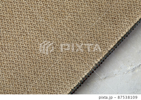 Fabric texture background wallpaper, beige natural shade Fabric texture background wallpaper, beige natural shade 87538109