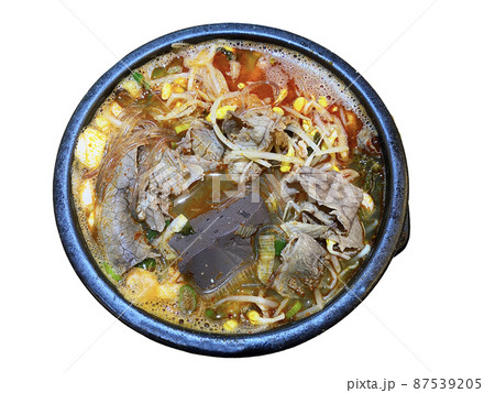 ヘ 土鍋 背景 87539205