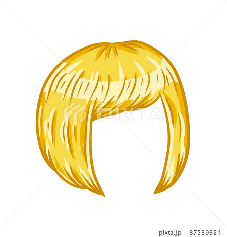 Premium Photo  Natural looking blonde wig on white mannequin head long  hair on the plastic wig holder isolated on white background