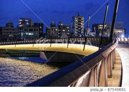 隅田川 さくら橋　夜景 87540691
