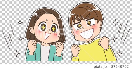 女性と男性 女性と男性 87540762