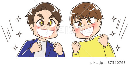 二人の男性 二人の男性 87540763