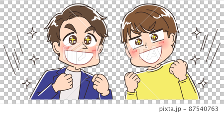 二人の男性 二人の男性 87540763