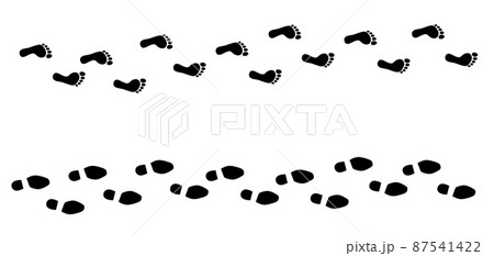 人の歩いた足跡　手がかり 87541422