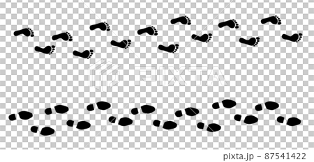 人の歩いた足跡　手がかり 87541422