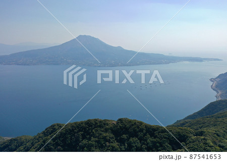 鹿児島市寺山公園の上空から空撮 87541653