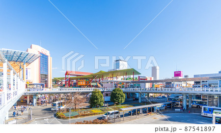 神奈川県　海老名駅東口ロータリー 87541897