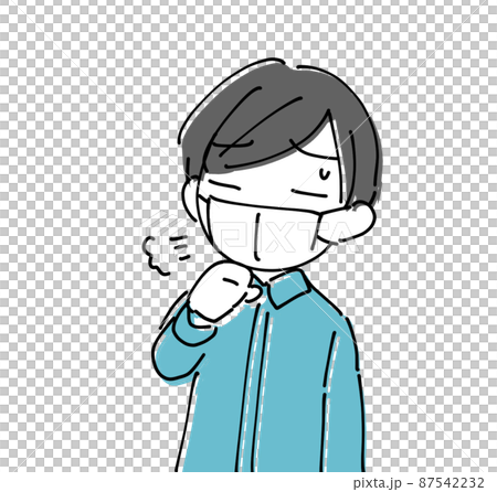 男子咳嗽 87542232