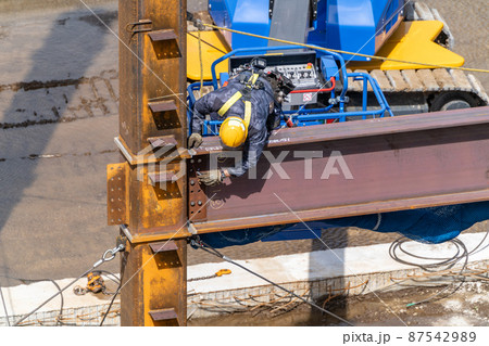 建設業　現場　労働者　技能　技術　経験　知識　シニア　人材　活躍　とび　安全対策 87542989