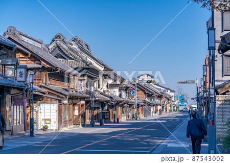 埼玉川越一番街 蔵造りの町並み 小江戸 埼玉川越一番街 蔵造りの町並み 小江戸 87543002