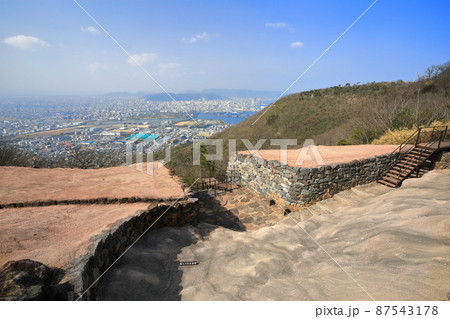 【香川県】快晴下の屋嶋城 87543178