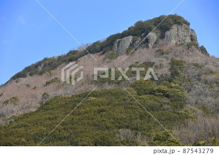 【香川県】晴天下の屋島 87543279