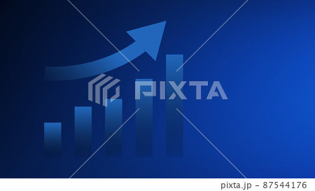 Bar chart and candlesticks show stock market price and business financial effectiveness planning Bar chart and candlesticks show stock market price and business financial effectiveness planning 87544176