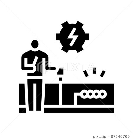 switches and sockets installation glyph icon vector illustration switches and sockets installation glyph icon vector illustration 87546709