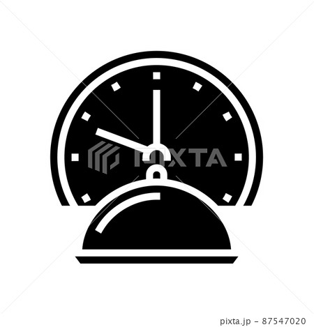 cooking time glyph icon vector illustration cooking time glyph icon vector illustration 87547020