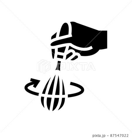 beater whisk glyph icon vector illustration beater whisk glyph icon vector illustration 87547022