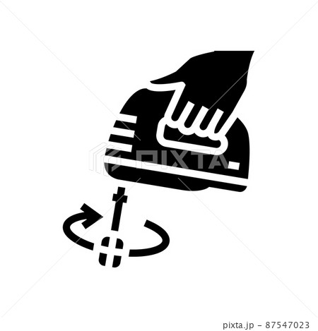 mixer beating glyph icon vector illustration mixer beating glyph icon vector illustration 87547023