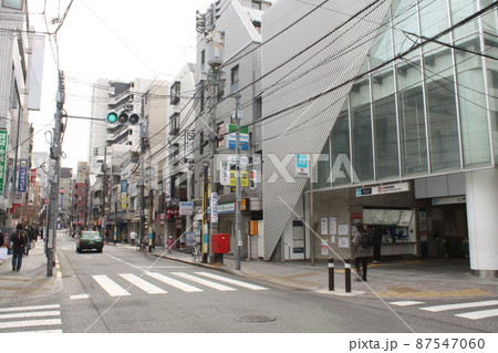 中野新橋駅　駅入口　東京メトロ　丸の内線 87547060