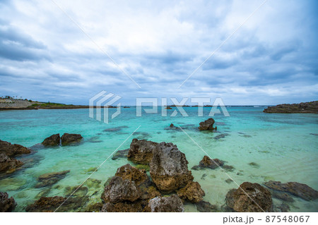 宮古島 シギラビーチの風景 宮古島 シギラビーチの風景 87548067