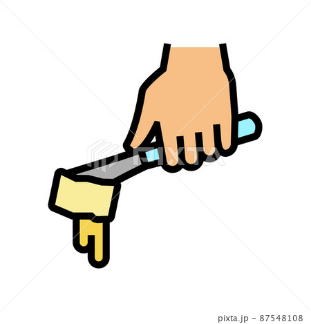 butter add color icon vector illustration butter add color icon vector illustration 87548108