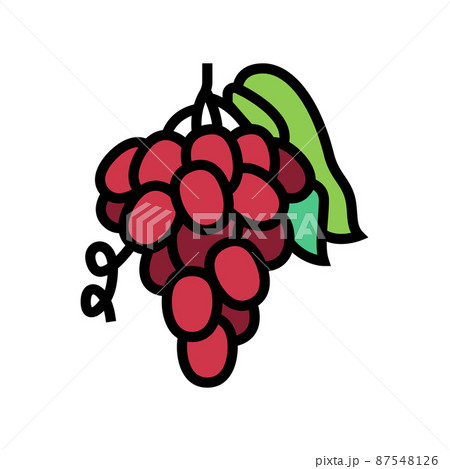 grape juice berry color icon vector illustration grape juice berry color icon vector illustration 87548126
