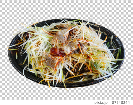 Grilled Eel, Green onion, Nuki Grilled Eel, Green onion, Nuki 87548244