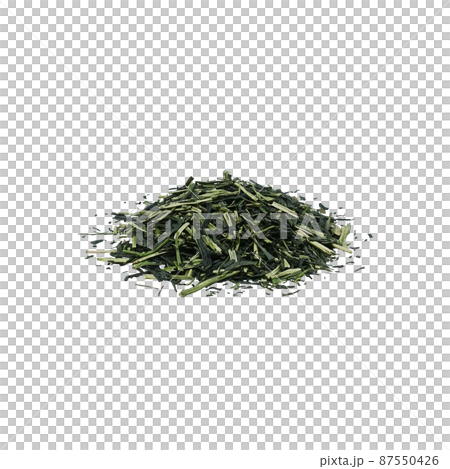 Karigane Tea Kukicha Tea Leaves Illustration Real 87550426