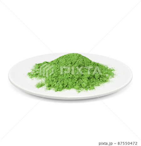 抹茶 粉 イラスト リアル のイラスト素材