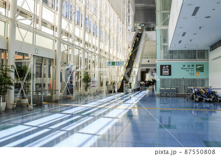 羽田空港第3ターミナル1FのA入口のロビー 87550808
