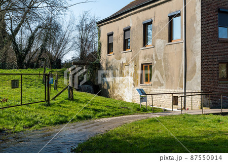 Strombeek Bever, Flemish Brabant Region, Belgium - The Baggemolen water mill and green surroundings Strombeek Bever, Flemish Brabant Region, Belgium - The Baggemolen water mill and green surroundings 87550914