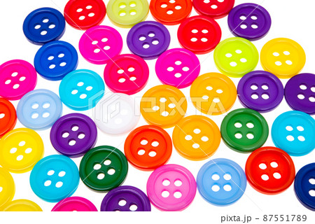 colored buttons isolated 87551789