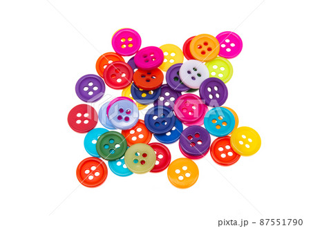 colored buttons isolated 87551790