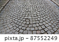 ヨーロッパの石畳み 87552249