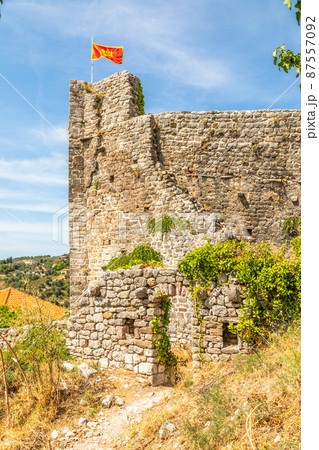 Old Bar fortress stone walls and citadel, Bar, Montenegro Old Bar fortress stone walls and citadel, Bar, Montenegro 87557092