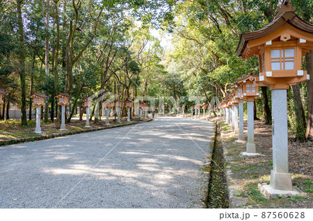 奈良の橿原神宮への参道 87560628